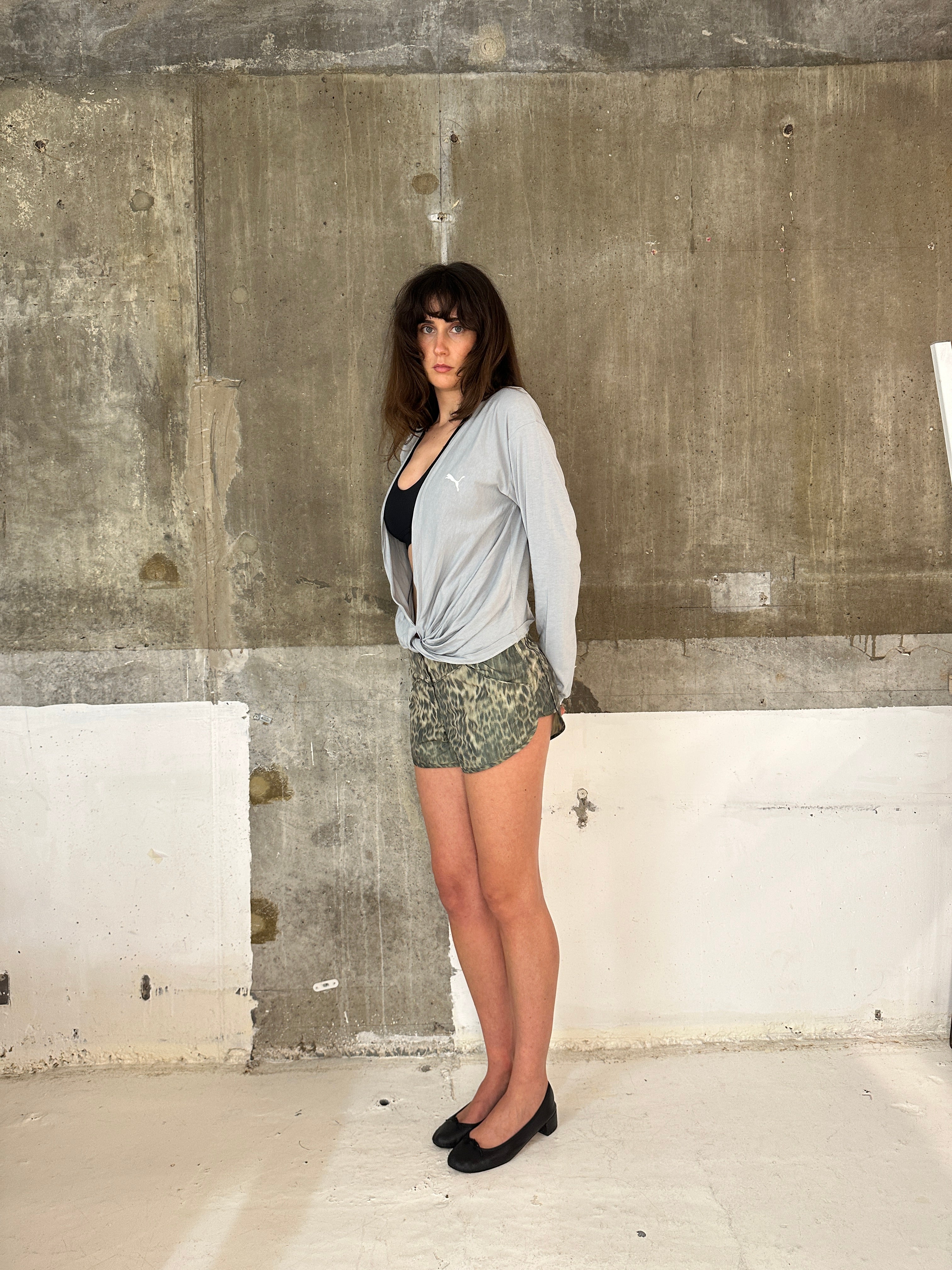 Puma Draped Long Sleeve Top