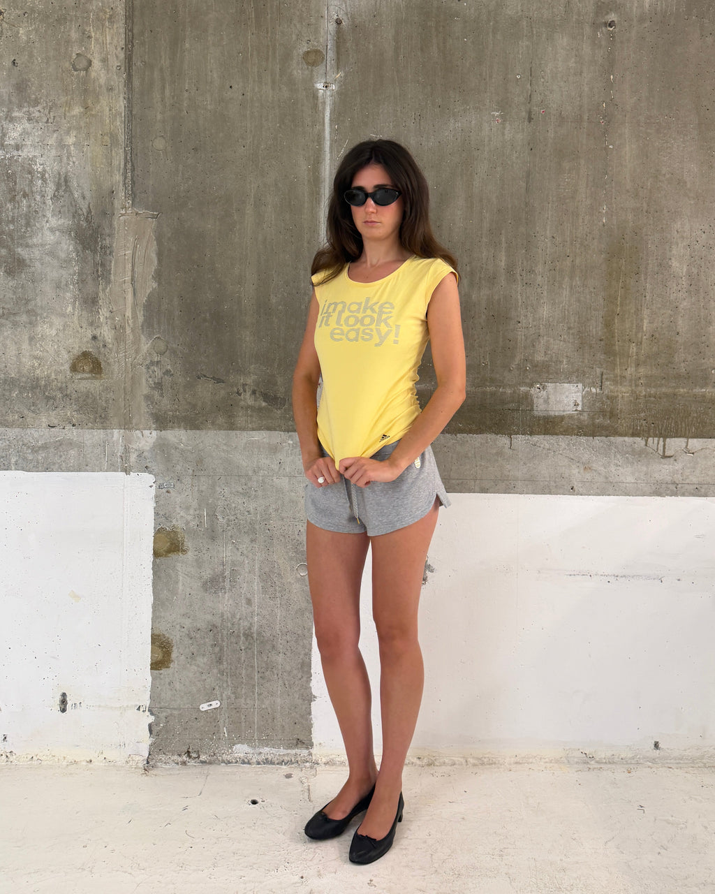 Adidas easy slogan tee