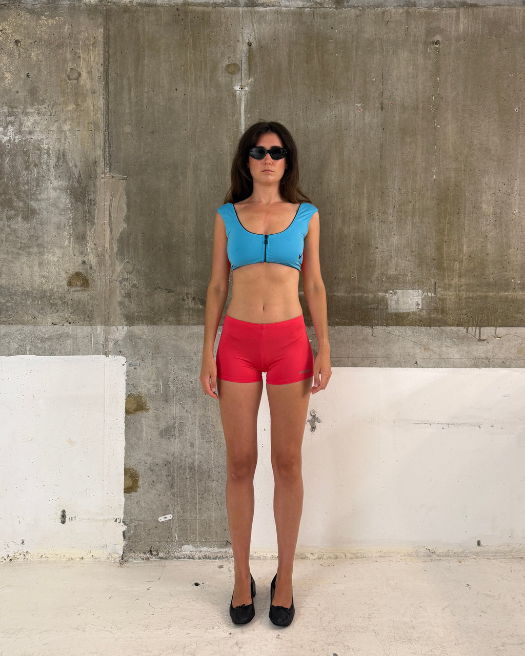 Head neon pink mini shorts