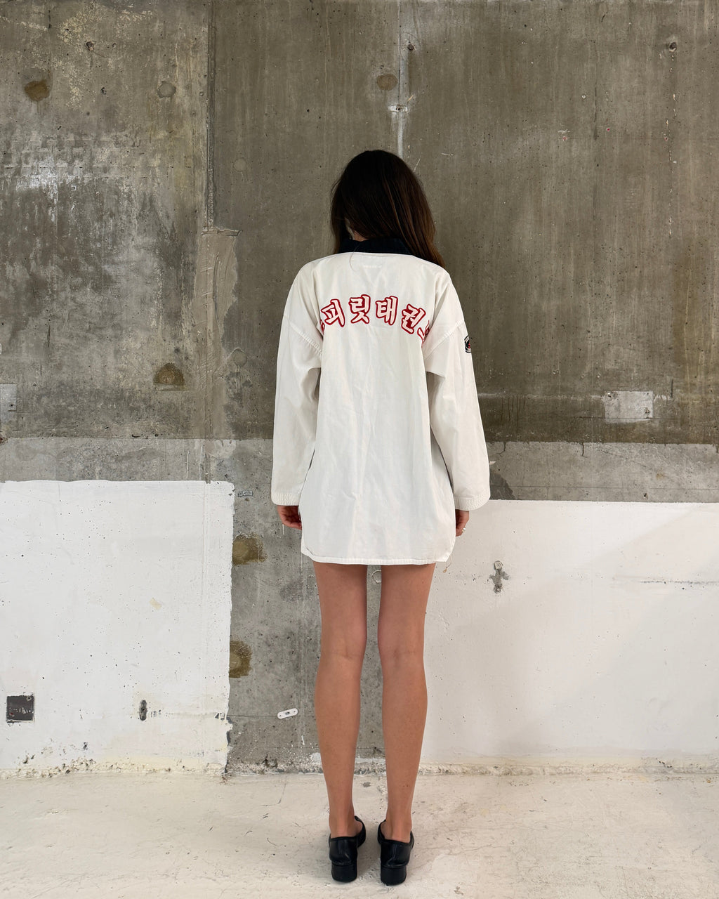 Adidas white taekwondo dobok top