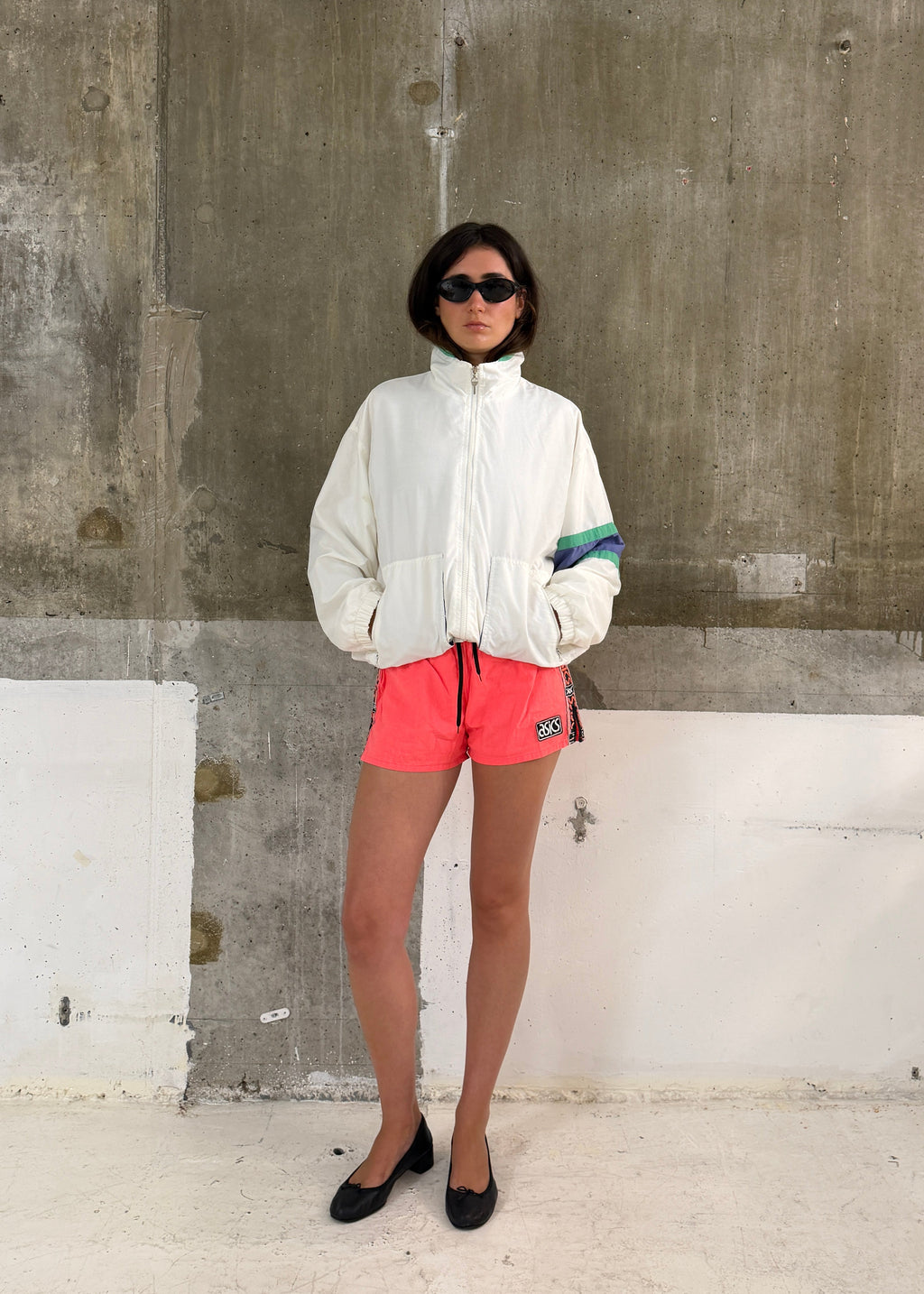 Asics 90's coral shorts