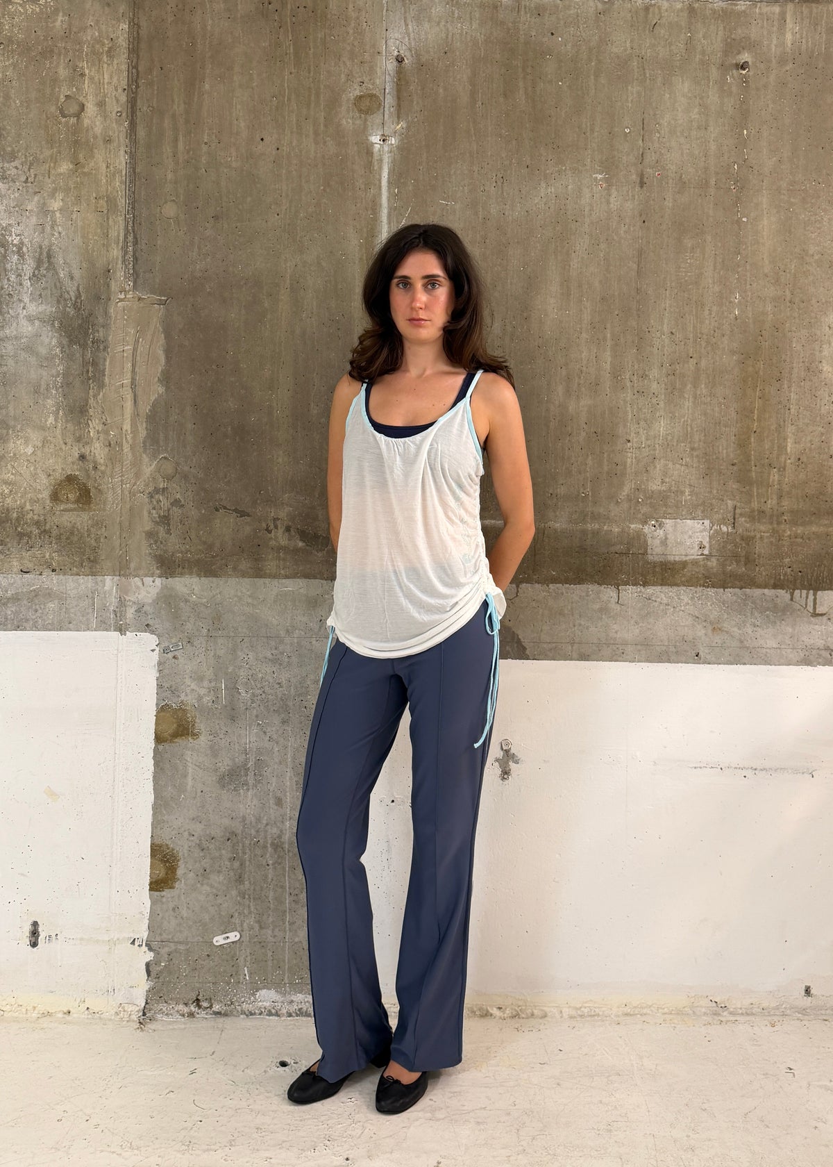 Nike ruched tank top
