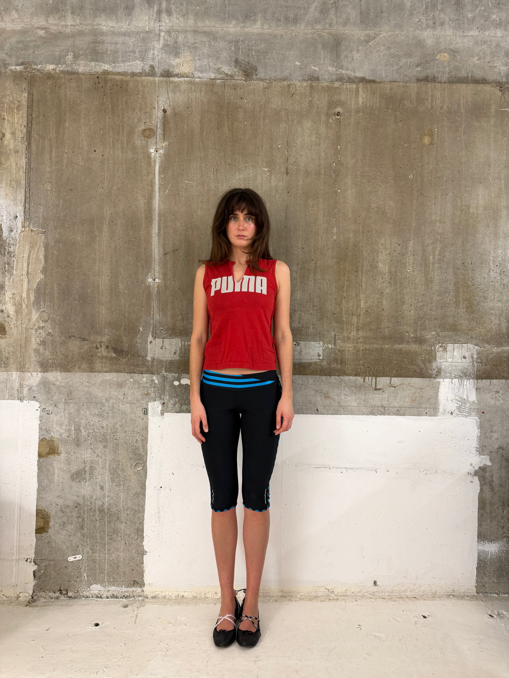 Puma notch neck tank top
