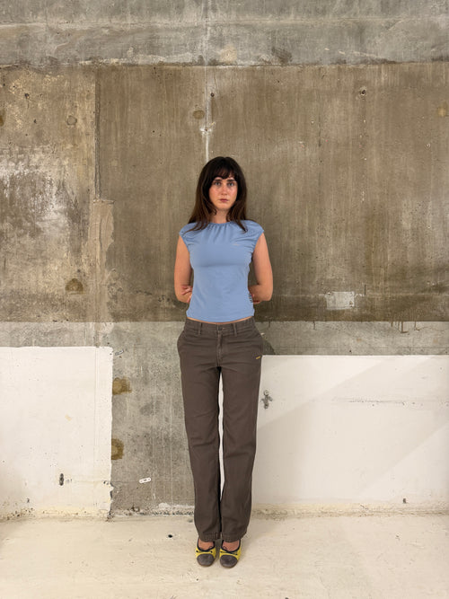 Adidas baby blue cap sleeve top
