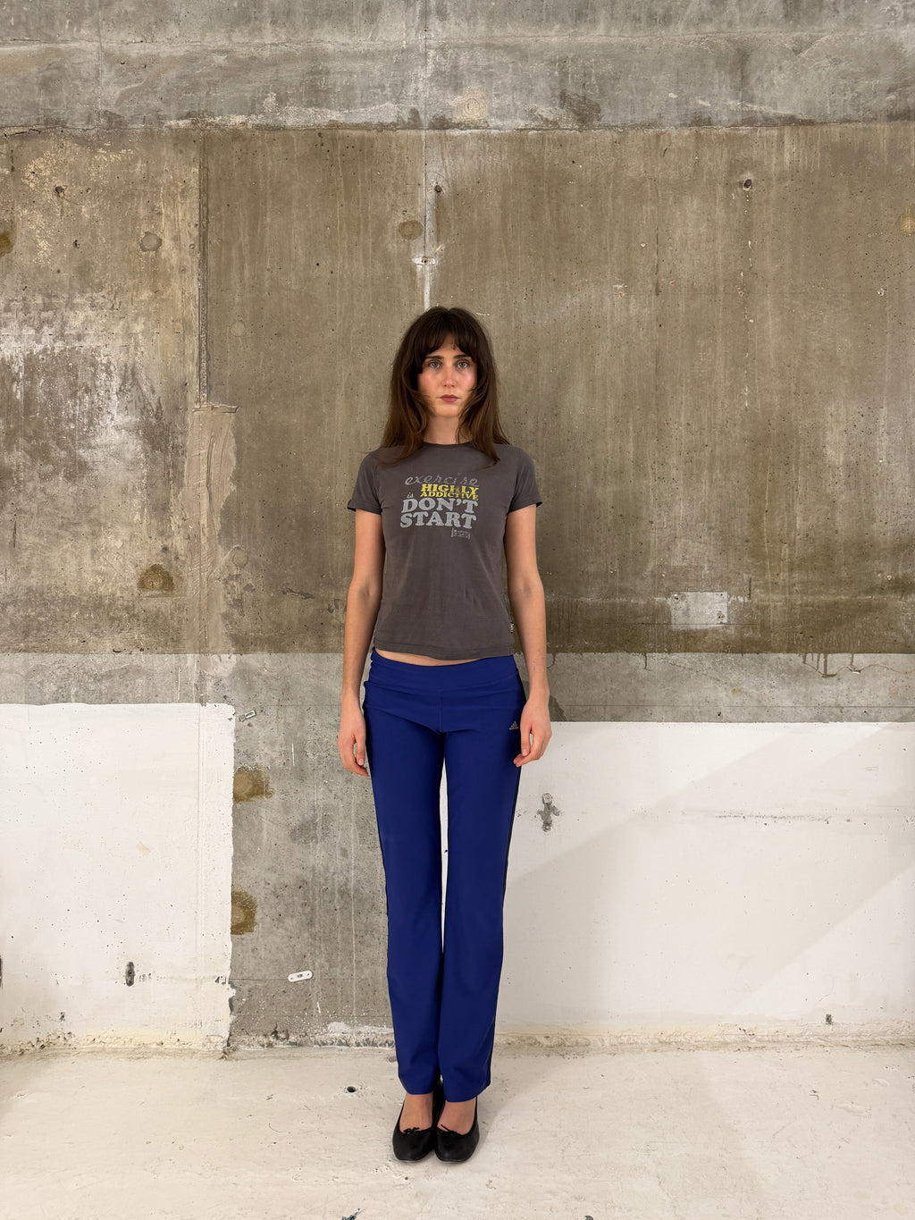 Plain Lazy Slogan Baby Tee