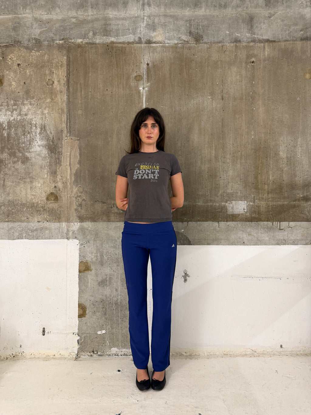 Adidas Blue Climalite Yoga Pants