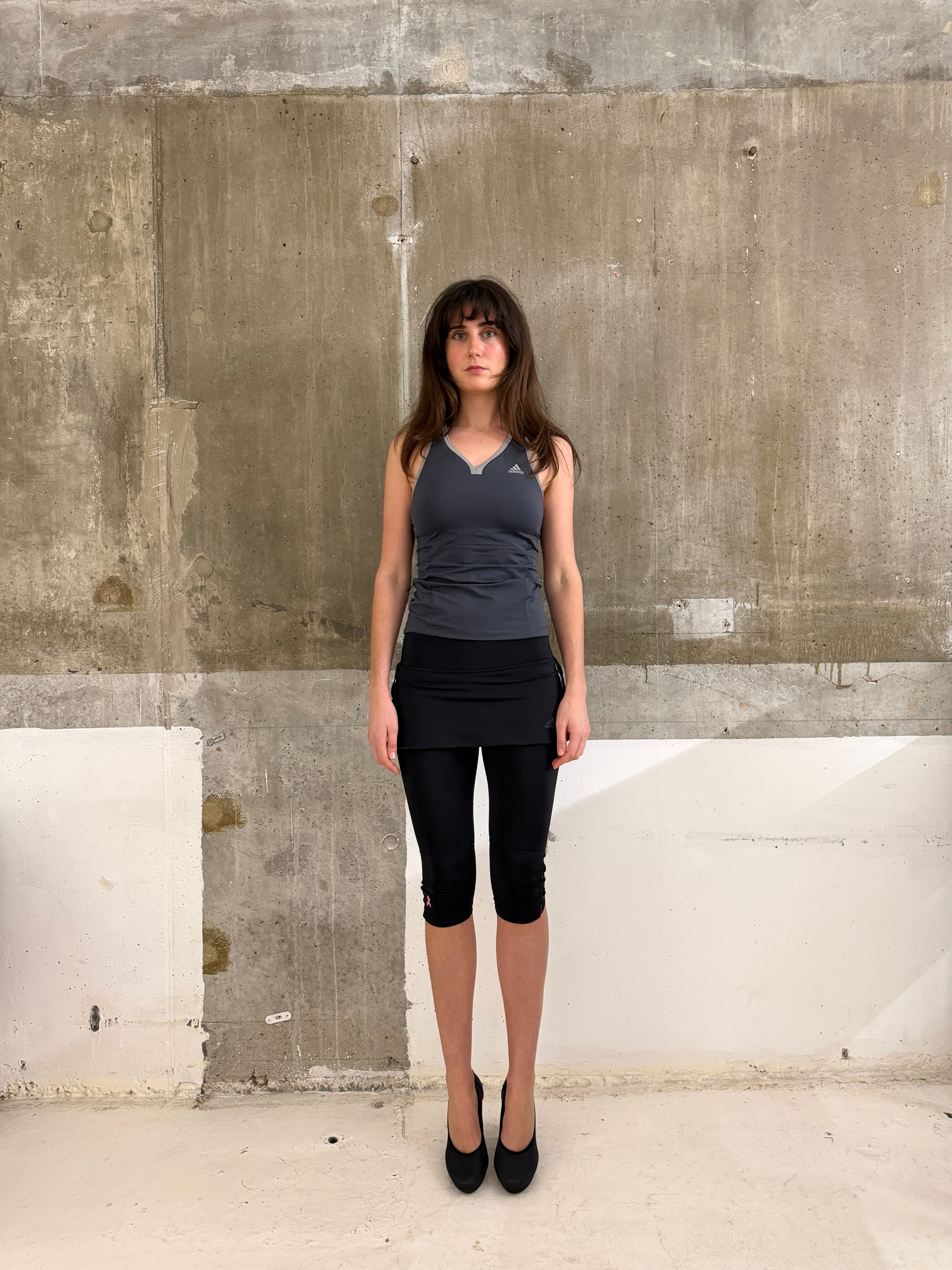 Adidas Grey Racerback Tank
