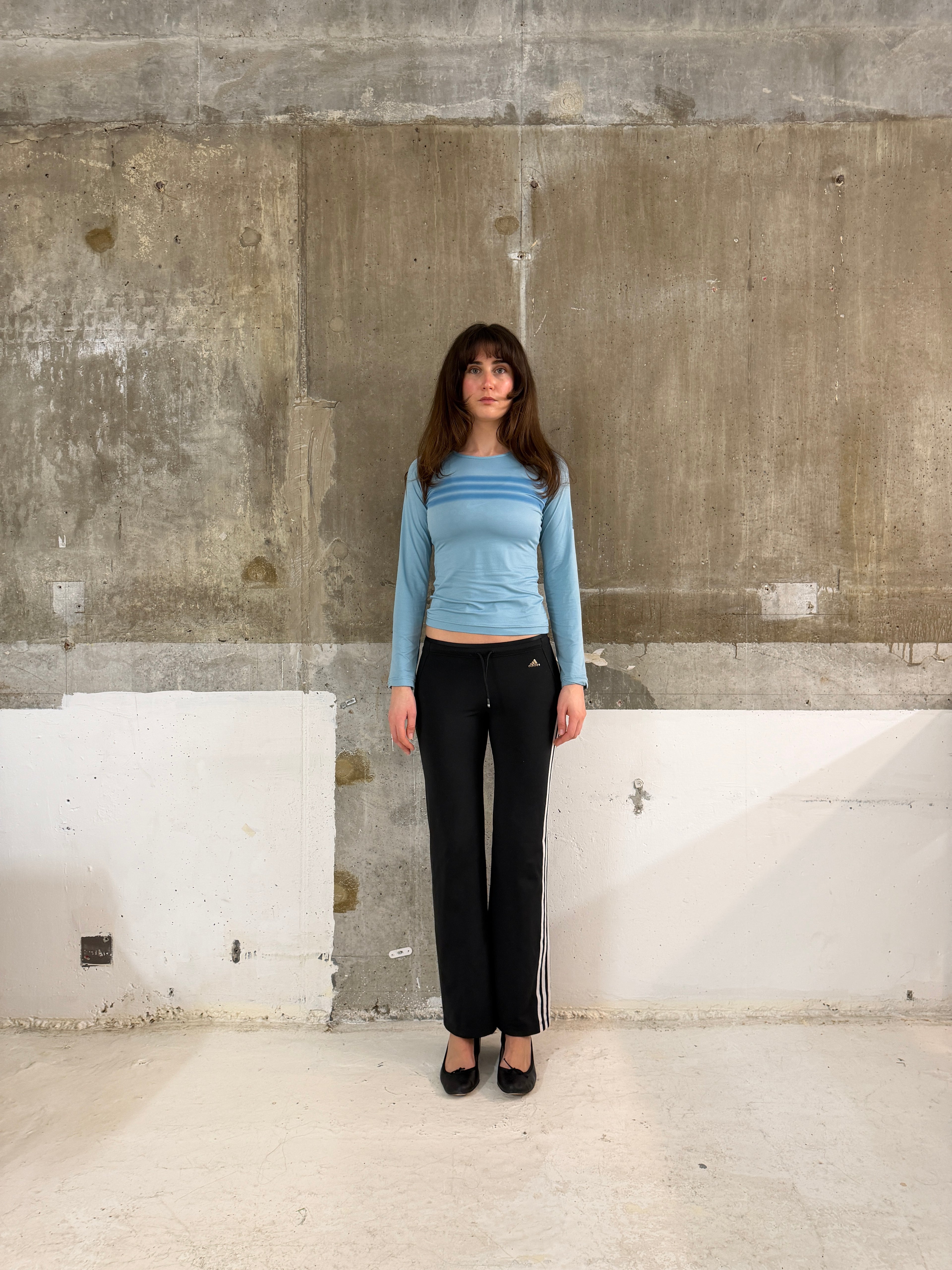 Blue Adidas Long Sleeve Top
