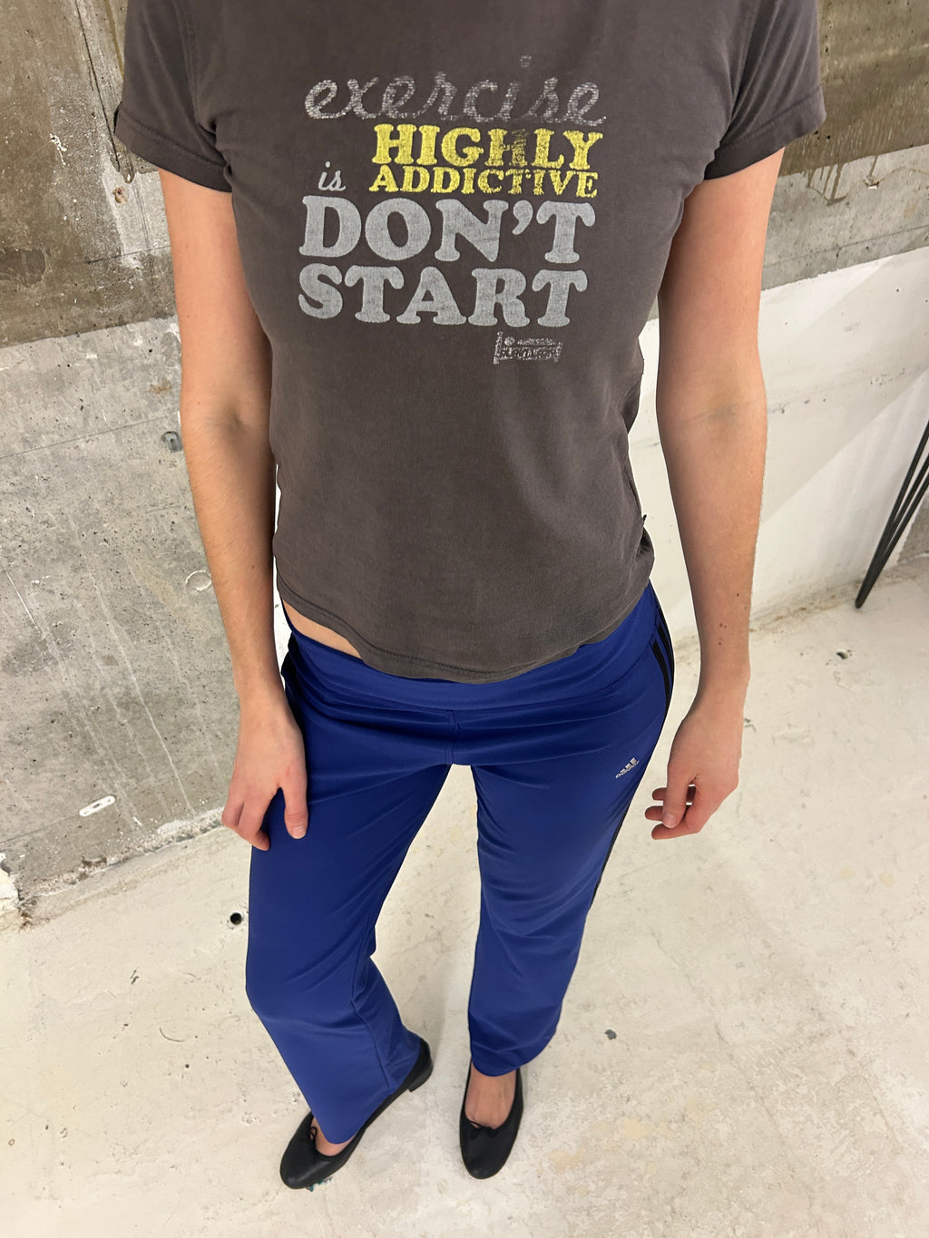 Plain Lazy Slogan Baby Tee