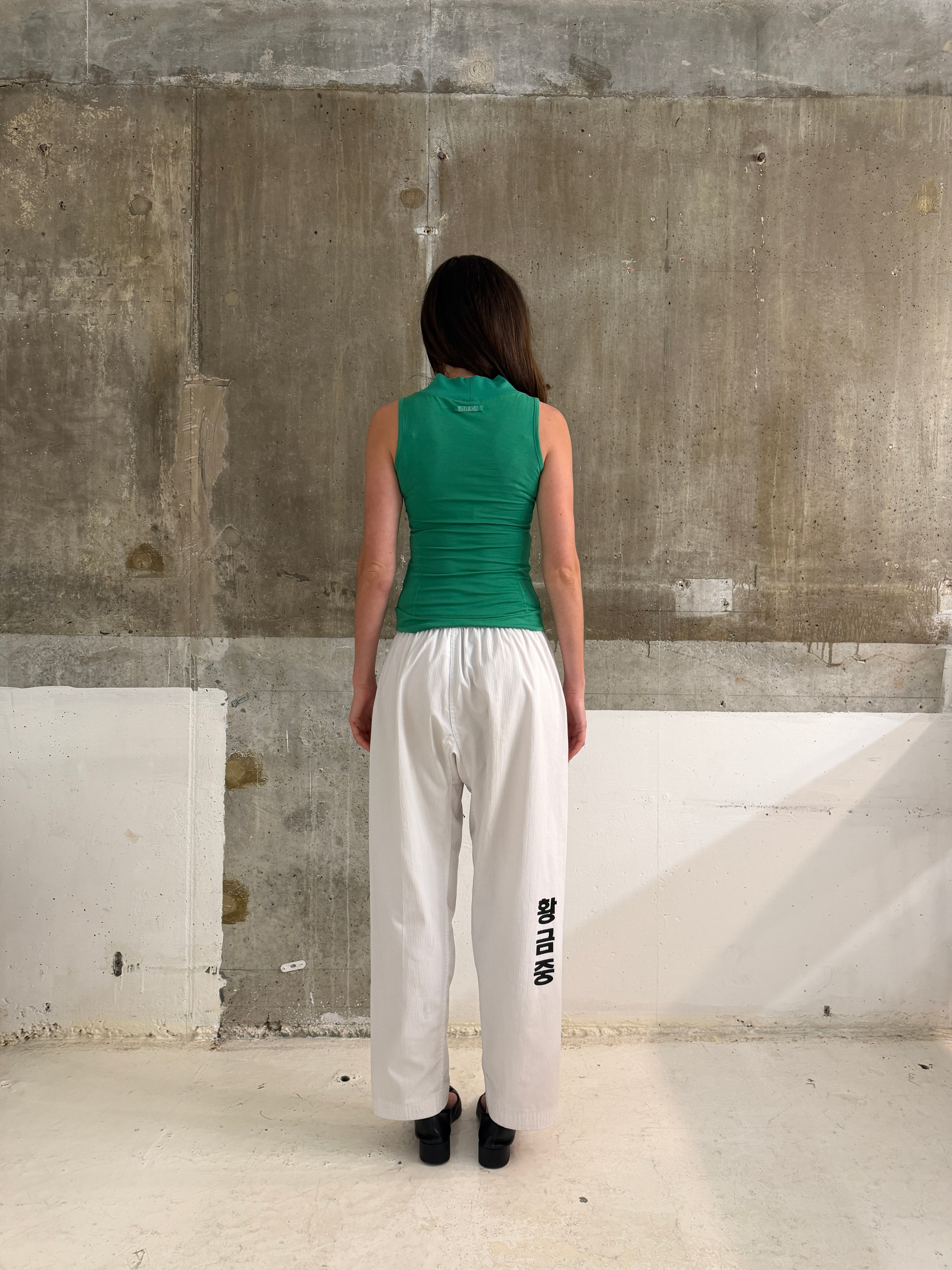 Nike Green V Neck Tank Top