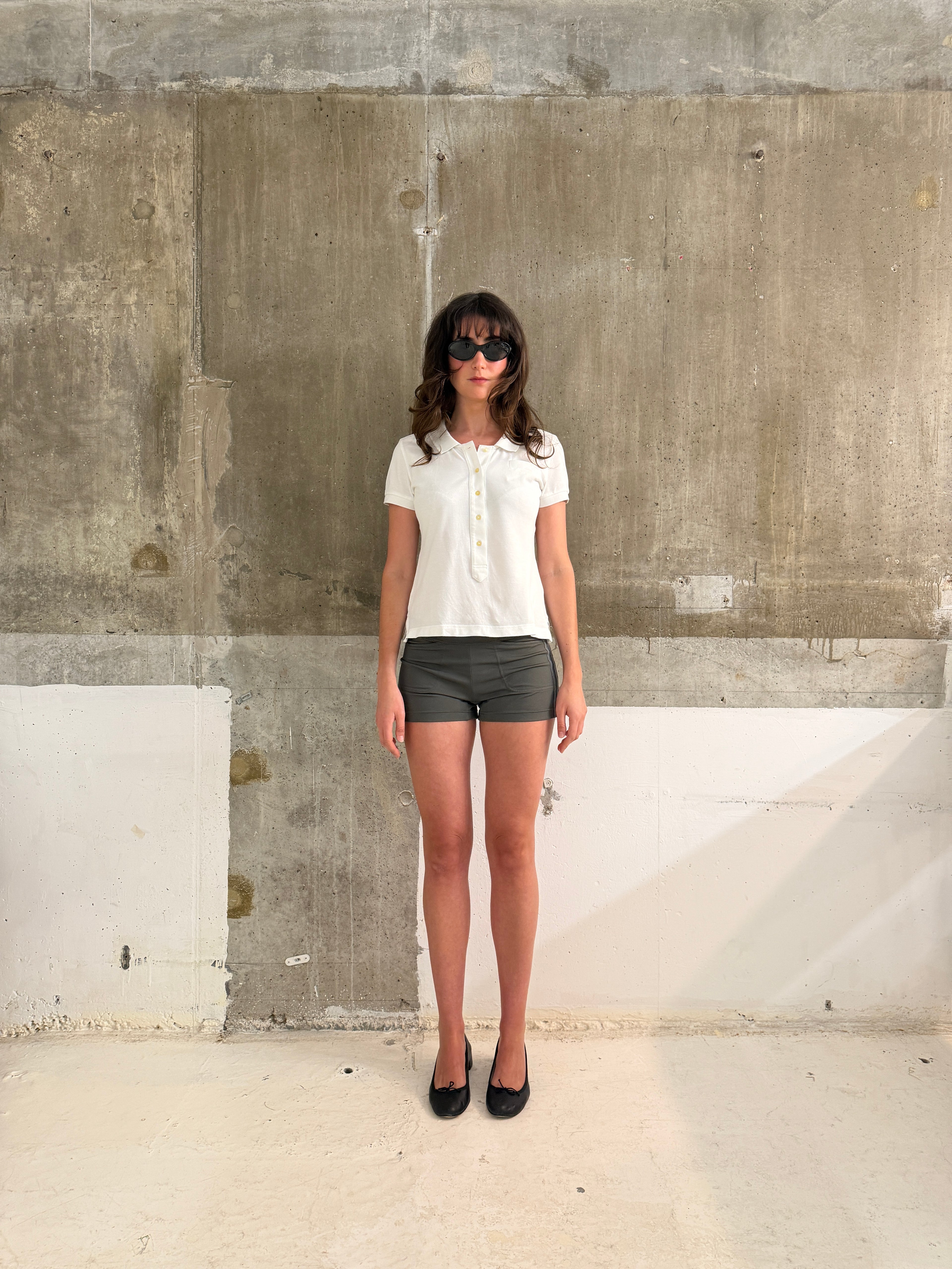 Adidas Y-3 White Polo Shirt