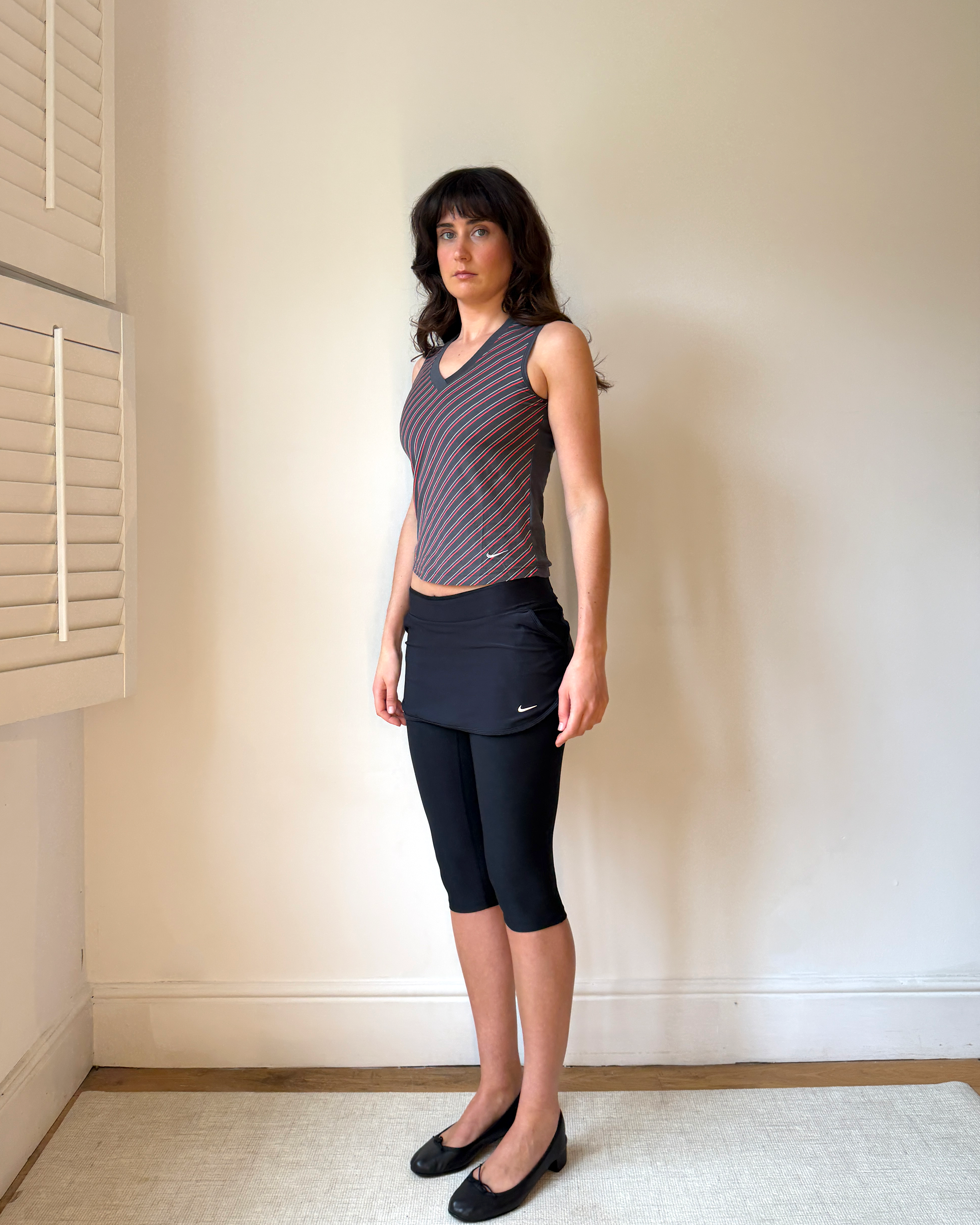 Nike V-Neck Stripe Tank Top