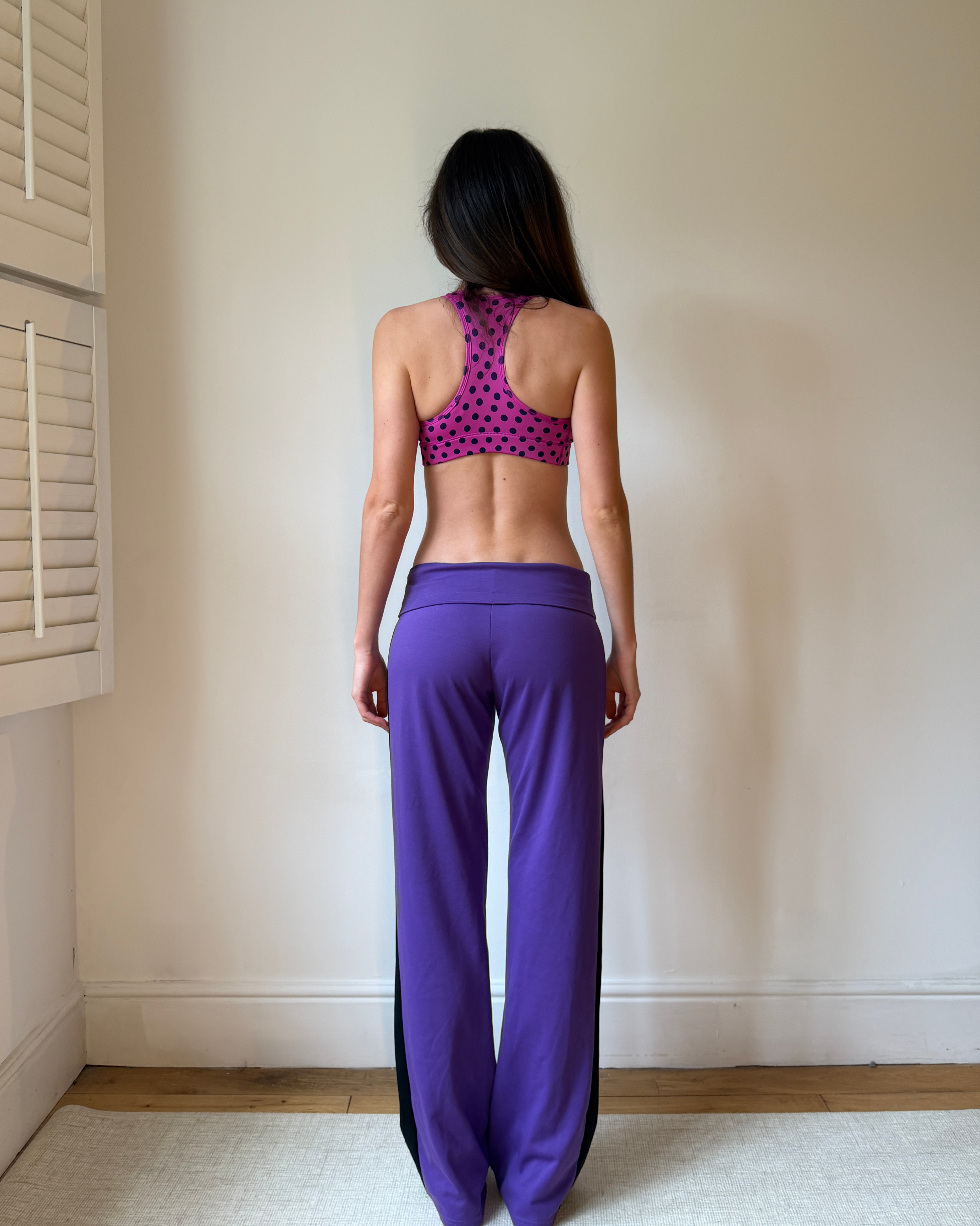 Nike Magenta Polka Dot Sports Bra
