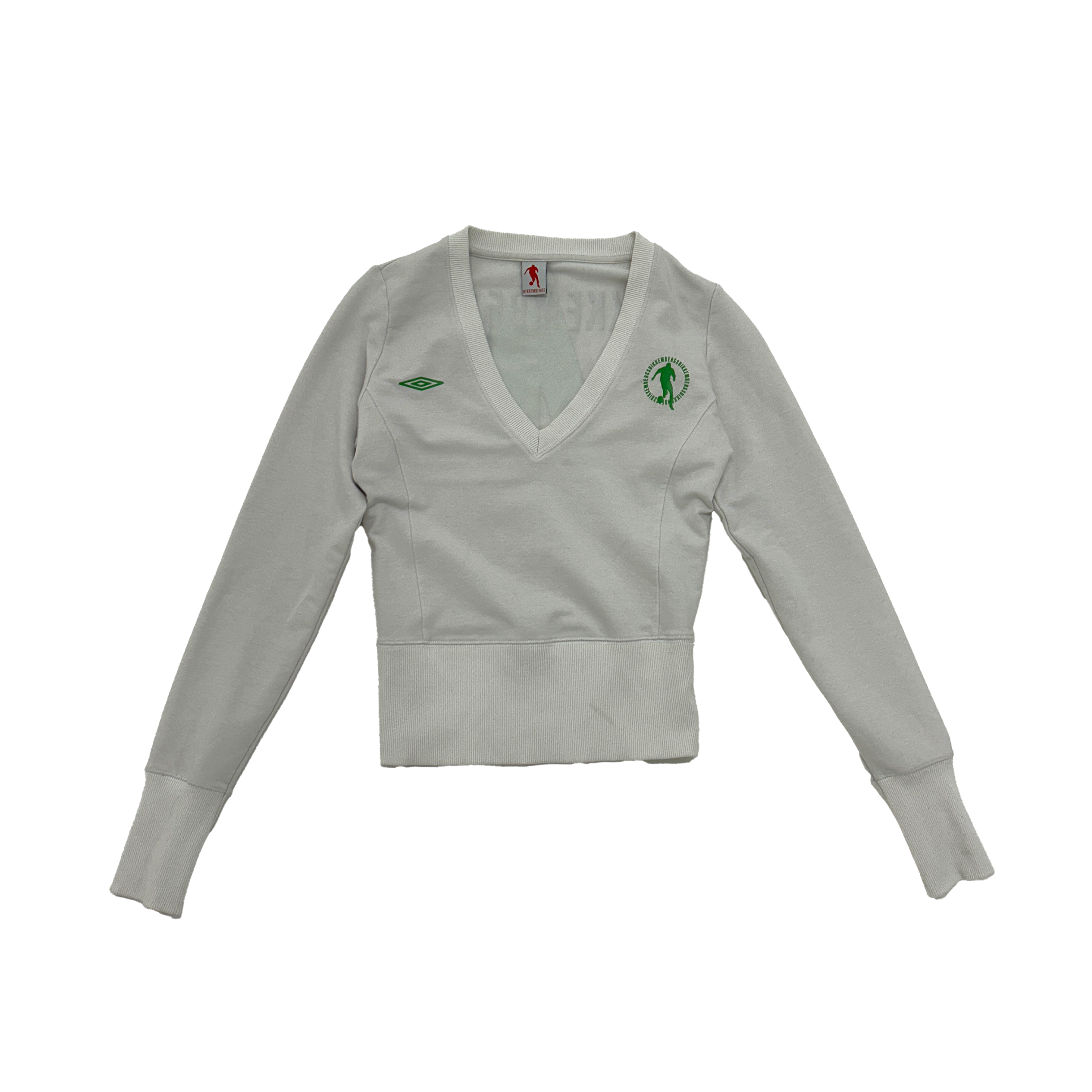 Dirk Bikkembergs Umbro white sweatshirt